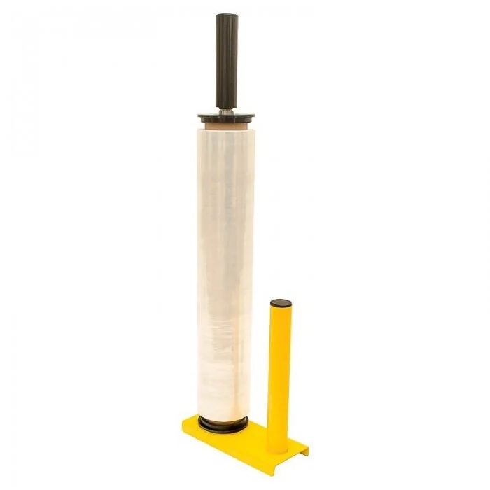 Dispenser Metalic Pentru Folie Stretch Utilizare Manuala, Material Metal, Culoare Galben-Folie Stretch, Legare Si Paletizare