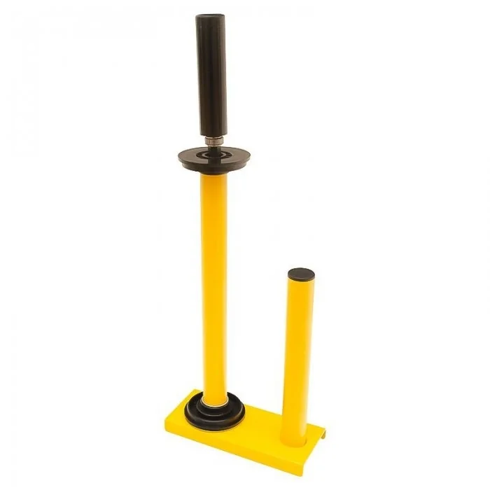 Dispenser Metalic Pentru Folie Stretch Utilizare Manuala, Material Metal, Culoare Galben-Folie Stretch, Legare Si Paletizare