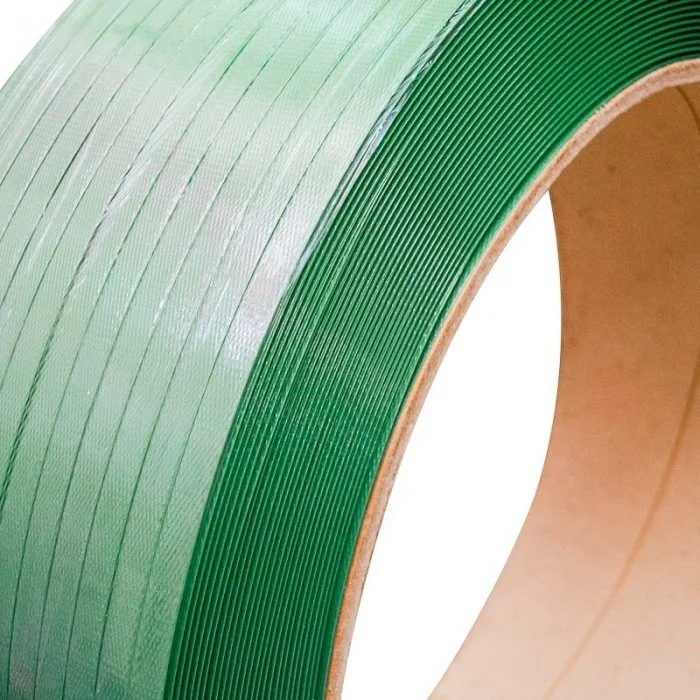 Banda Paletizare PET Lungime 1000 m, Latime 19 mm, Diametru Interior 406 mm, Grosime 1 mm, Rezistenta La Rupere 730 kgf, Culo...