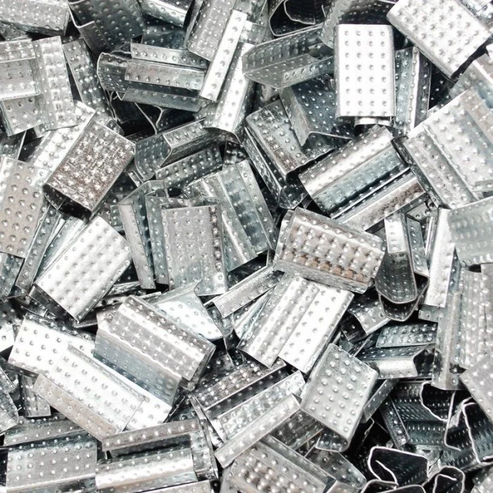 Capse Pentru Legat Banda PP Latime 12 mm, Utilizare Manuala, Material Metal, Buc / Pachet 1000-Folie Stretch, Legare Si Palet...