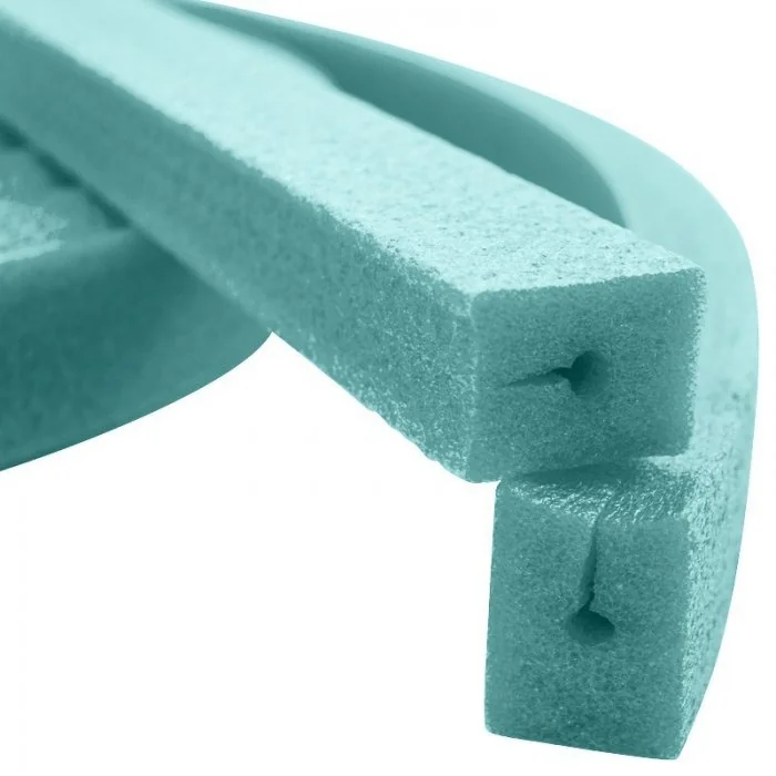 Profil Din Spuma PEE, Tip Edge Vetro Lungime 1 m, Ambalare Bara / 1m, Dimensiuni A-B-C-D 25 x 17 x 4 x 35 mm, Culoare Verde, ...