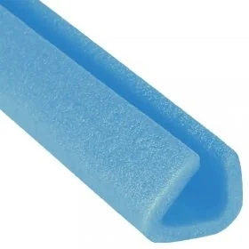 Profil Din Spuma PEE, U Clasic Lungime 2000 mm, Dimensiuni A-B-C-D 18 x 30 x 30 x 6 mm, Culoare Albastru, Metri / Pachet 500-...