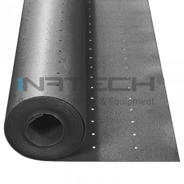 Пленка для паркета Макроперфорированная Длина 15 м, Ширина 1000 мм, толщина 3 мм, макроперфорация 4 мм, цвет серый, квадратные метры / рулон 15