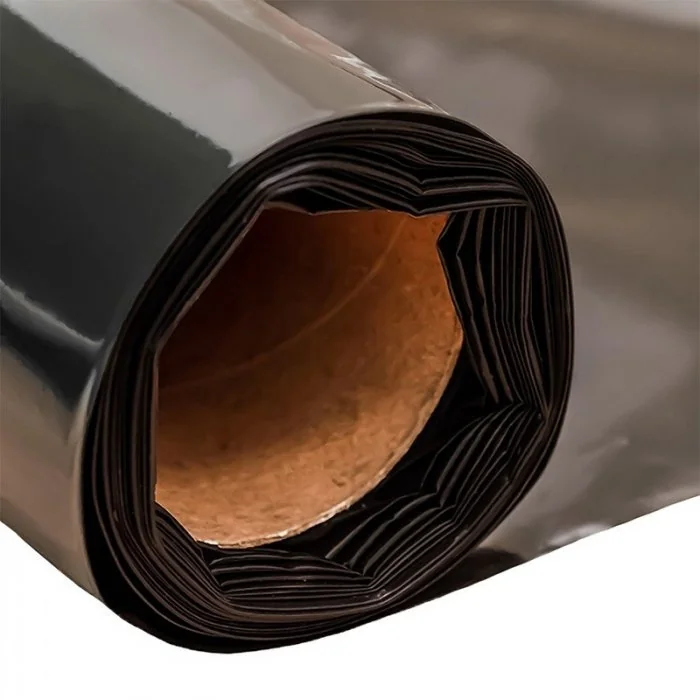 Folie Polietilena Pentru Constructii, 100 my Latime 4 m, Grosime 100 my, Greutate 53 kg, Culoare Negru / Gri / Verde-Produse ...