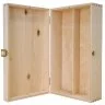 Cutie Din Lemn Pentru 2 Sticle De Vin Lungime 335 mm, Latime 185 mm, Inaltime 95 mm, Capac Cu balamale, Material Lemn, Culoar...