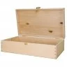 Cutie Din Lemn Pentru 2 Sticle De Vin Lungime 335 mm, Latime 185 mm, Inaltime 95 mm, Capac Cu balamale, Material Lemn, Culoar...