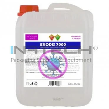 Дезинфицирующее средство для поверхностей, жидкое, количество 1 шт, объем 5 литров, бесцветное