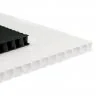 Placa Polipropilena Alveolara Lungime 1200 mm, Latime 1000 mm, Grosime 3.5 mm, Culoare Negru, Greutate 800 gr/m2-Placa din Po...