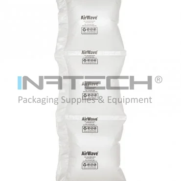 Воздушные подушки из HDPE для системы AirWave 1, 2 Название Наполнитель для пустоты, длина рулона 700 м, размеры 200 x 210 мм, материал HDPE 20 мкм.