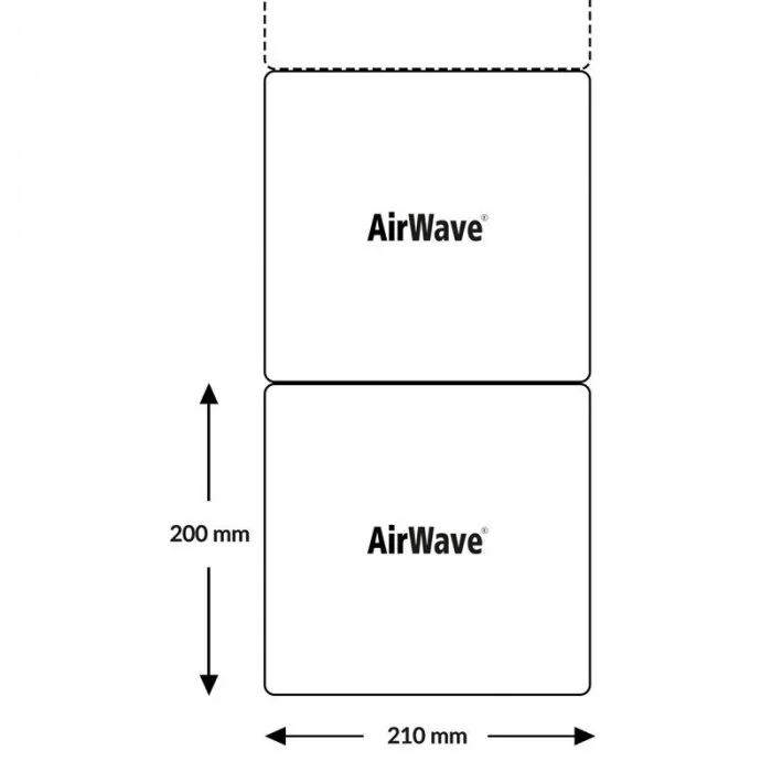 Perne De Aer Din HDPE Pentru Sistem AirWave 1, 2 Denumire Folie cu bule, 8 camere, Lungime Rola 450 m, Dimensiuni 420 X 320 m...