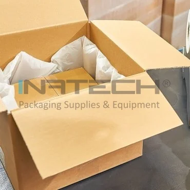 Воздушные подушки BIO для системы AirWave 1, 2 Название Пленка с пузырьками, 4 камеры, Длина рулона 350 м, Размеры 420 X 320 мм, Материал БИО пластик 20 мкм