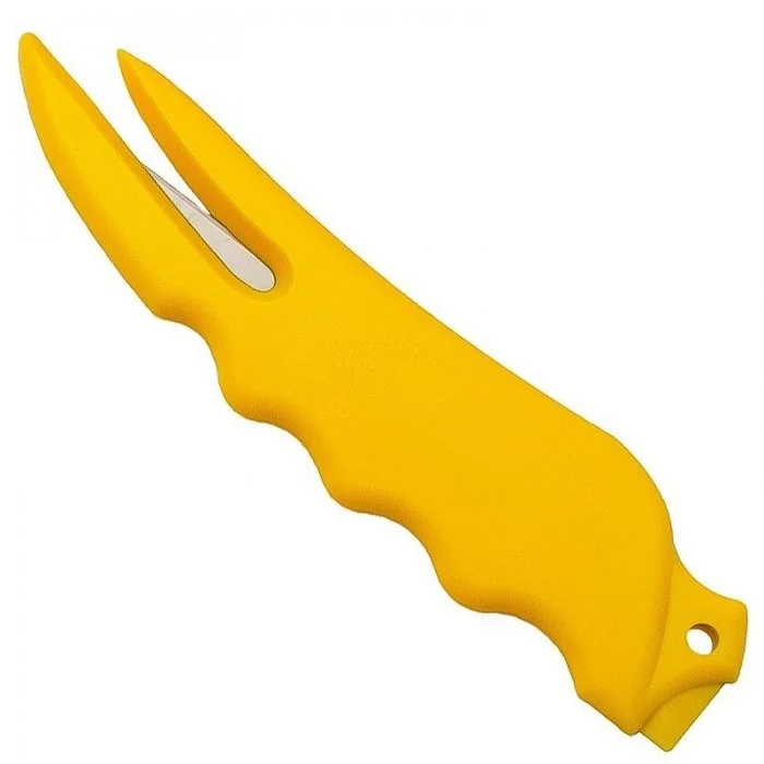 Cutter Multifunctional Utilizare Medie, Lama Metal, Culoare Galben, Suport Plastic-Accesorii Depozit