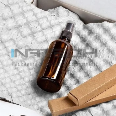 Крафт-бумага с пузырьками размером 580 x 380 мм, плотностью 70 гр/м2, цвет белый, 300 шт. / пачка