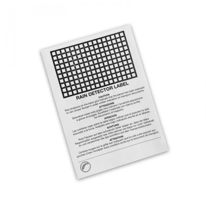 Eticheta Detector Ploaie Dimensiune Pachet 100 x 140 x 50 mm, Buc / Pachet 250-Desicanti Indicatori Umiditate