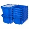 Container Cu Capac Atasat Albastru, Dimensiune Interioara 490 x 345 x 270 mm-Echipamente Si Consumabile Pentru Depozit