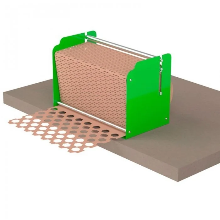 Dispenser Hartie Honeycomb DWSR-R 400/500 mm Dimensiuni mm (L × l × h) 285 x 230 x 520, Latime Rola 500 mm, Material Metal, G...