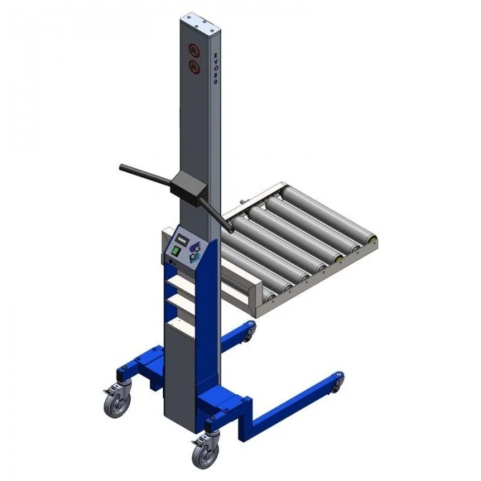 Elevator Mobil Cu Suport Conveior 640 x 530 x 60 mm Dimensiune suport 640 x 530 x 60 mm, Inaltime de ridicare 2000 mm, Greuta...