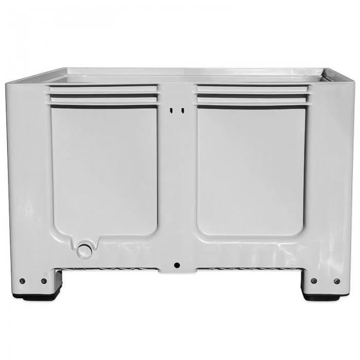 Boxpalet Plastic Cu Pereti Plini, 1200 x 1000 x 760 mm Lungime 1200 mm, Latime 1000 mm, Inaltime 760 mm, Volum Litri 610, Var...