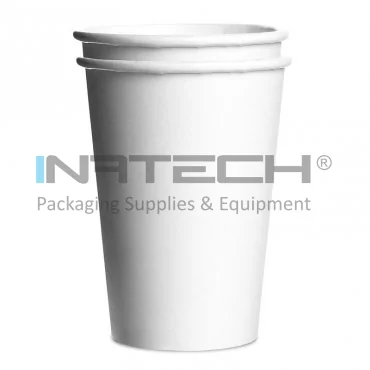 Стакан картонный 7,5 унций для автоматов, торговых автоматов, 50 штук в упаковке, Объем 7,5 унций, Цвет белый