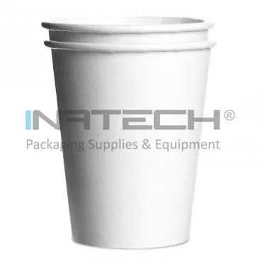 Стакан картонный 6,5 унций для автоматов, торговых автоматов, 100 шт./упак., объем 6.5 унций, цвет белый