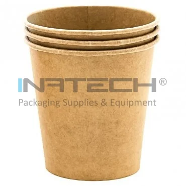 Pahar Carton 7 oz Pentru Bauturi Calde, Ambalare 50 buc/set, Volum Oz 7, Culoare Maro