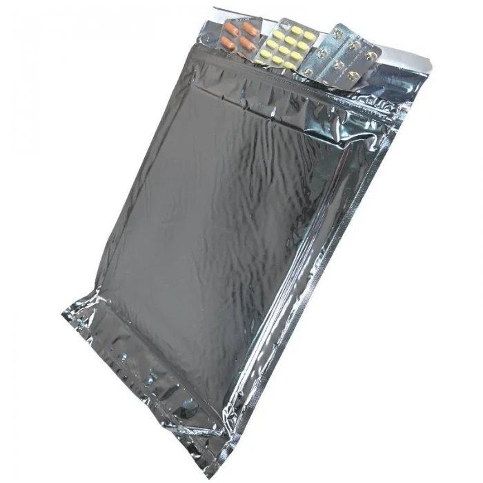 Punga Termoizolanta Medi Zip Pack, Optiune De Gel Eutectic Integrat Dimensiuni 250 x 350 mm, Culoare Argintiu, Tip Fara Gel-P...