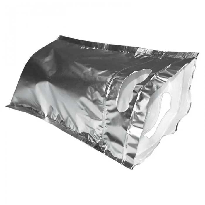 Punga Termoizolanta Cu Fermoar Isothermal Pouch Dimensiuni 200 X 250 mm, Clapeta 70 mm, Culoare Argintiu, Tip Doar Zip-Pungi ...