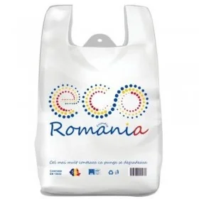 Pungi Biodegradabile Tip Maiou Pliu 2 x 60 mm, Dimensiuni 240 x 420 mm, Grosime 18 my, Rezistenta 3 kg, Buc / Pachet 1000-Pun...