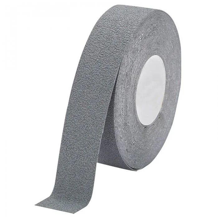 Banda Adeziva Antialunecare Cu Suport Poliuretan Lungime 18.3 m, Latime 50 mm, Culoare Gri, Buc / Pachet 10-Benzi Adezive Ant...