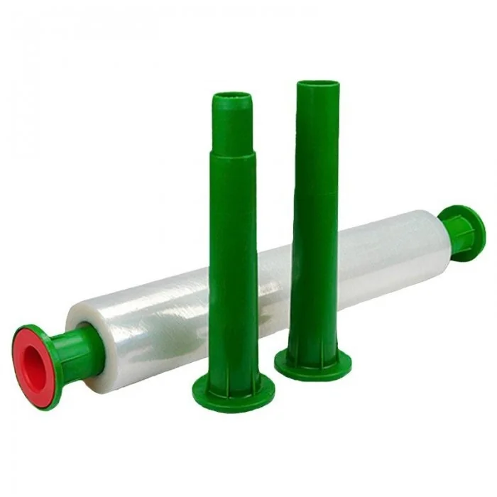 Dispenser Plastic Pentru Folie Stretch Denumire Dispenser NetRoll, Utilizare Manuala, Material Plastic, Culoare Verde-Folie S...
