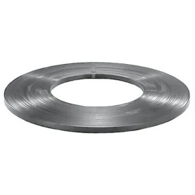 Banda Metalica Lucioasa Pentru Legare Lungime 225 m, Latime 16 mm, Grosime 0.50 mm, Greutate 20 kg, Culoare Gri Lucios-Benzi ...