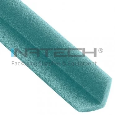 Профиль из ППУ пены, тип L длиной 1000 мм, РАЗМЕРЫ A-B 50 x 50 мм, толщина 6 мм, цвет зеленый, метров в упаковке 90.