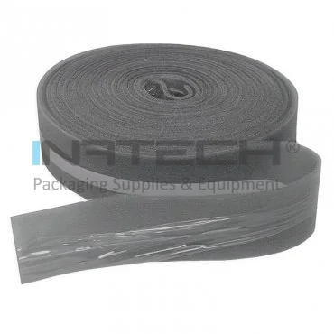 Периметральная лента со юбкой Длина 40 м, Ширина 150 мм, Клей ДА, Толщина 8 мм, Цвет серый, Шт. / Пакет 4