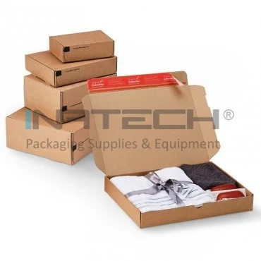 Cutie Cu Autoformare Fashion ColomPac ® Lungime 335 mm, Latime 244 mm, Inaltime 44 mm, Sistem Inchidere Banda dublu adeziva