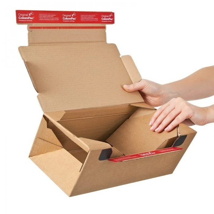 Cutii Autoformare Si Autosigilare Returnabile ColomPac ® Lungime 336 mm, Latime 242 mm, Inaltime 140 mm, Culoare Natur, Siste...