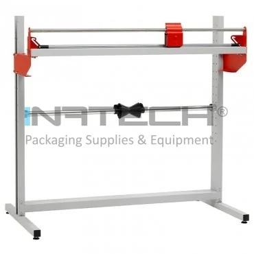 Диспенсер Fix для упаковки, поддержка 1 рулона, с системой резки Максимальный диаметр рулона 900 мм, максимальная ширина рулона 1050 мм, ширина диспенсера 1350 мм, высота диспенсера 1275 мм, вес 24 кг.