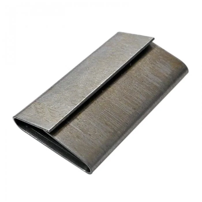 Cleme Pentru Legare Banda Metalica Lucioasa Latime 16 mm, Utilizare Manuala, Material Metal, Buc / Pachet 2500-Benzi Pentru L...