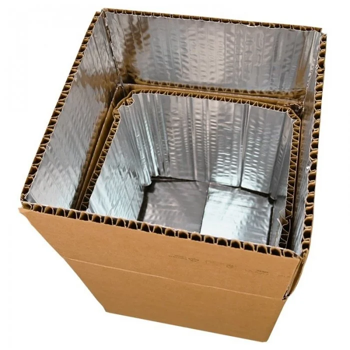 Cutie Termoizolanta Fresh Pack Kit Lungime 380 mm, Latime 380 mm, Inaltime 170 mm, Utilizare Termoizolant, Culoare Natur-Cuti...