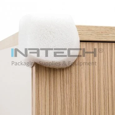 Coltar Spuma Pentru Protectie DIMENSIUNI A-B 75 x 10 mm, Culoare Alb, Buc / Pachet 2000