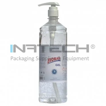 Дезинфицирующий гель для рук, внешний вид - гель, количество - 12 штук, объем - 1 литр, цвет - прозрачный.