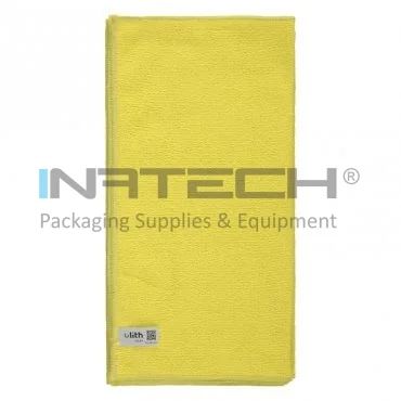 Микрофибра Многоцветная, Размер 40 x 40 см, Цвет Желтый, Вес 210 гр/м2, Штук в Упаковке 10