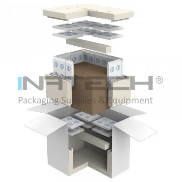 Термоизоляционные коробки для отправки при контролируемой температуре, заморозка, -15°C, внутренний размер 520 X 385 X 355 мм, внешний размер 725 X 600 X 660 мм, объем 70 литров, срок проверки 2,5 дня.