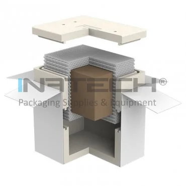 Cutii Termoizolante Pentru Expedieri In Conditii De Temperatura Controlata, Utilizare Cu Gheata Carbonica Dimensiune Interioara 520 X 385 X 355 mm, Dimensiune Exterioara 725 X 600 X 660 mm, Volum Litri 70, Timp validare, zile 8