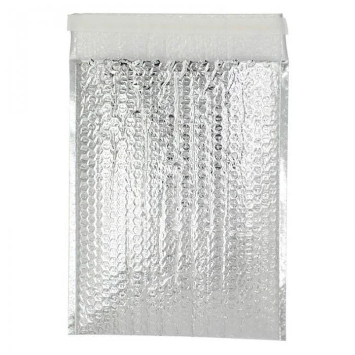 Plic Cu Bule Termoizolant Secure Pharma Dimensiuni 250 x 350 mm, Material PET / Folie Bule / PEE, Clapeta 50 mm, Culoare Argi...