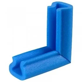 Coltar U Tulip Din Polietilena Expandata (PEE) Dimensiuni A-B-C-D 57 x 30 x 100 x 100 mm, Culoare Albastru, Buc / Pachet 100-...