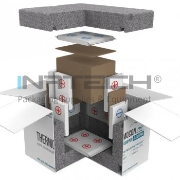 Термоизолированные коробки для отправки при контролируемой температуре, холод +2°C - +8°C. Внутренний размер 283 X 193 X 118 мм, внешний размер 575 X 495 X 405 мм, объем 6.5 литра, срок проверки 3 дня.