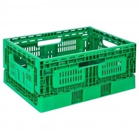 Lada Pliabila Cu Pereti Ventilati Dimensiune Interioara 370 x 270 x 175 mm, Dimensiune Exterioara 400 x 300 x 180 mm, Materia...