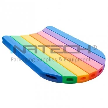 Пена для плавания длиной 480 мм, шириной 300 мм, толщиной 30 мм, цвет радуги