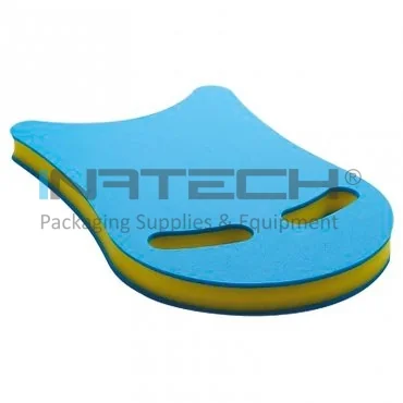 Pluta Inot Din Spuma Lungime 430 mm, Latime 280 mm, Grosime 35 mm, Culoare Galben / Albastru