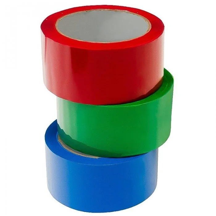 Banda Adeziva Colorata Lungime 66 m, Adeziv Acrilic, Latime 50 mm, Culoare Galben-Benzi Adezive Si Adezivi